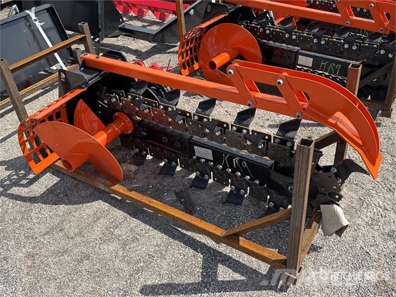 GIYI D39 39 in Mini Skid Steer Trencher (Unused) Tranšeju racēji