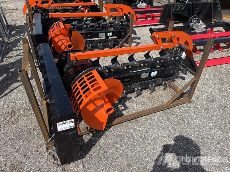 GIYI D39 39 in Skid Steer Trencher (Unused) Kedjegrävmaskiner