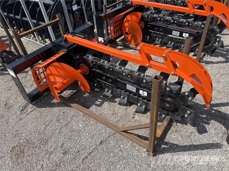 GIYI D39 39 in Skid Steer Trencher (Unused) Kedjegrävmaskiner