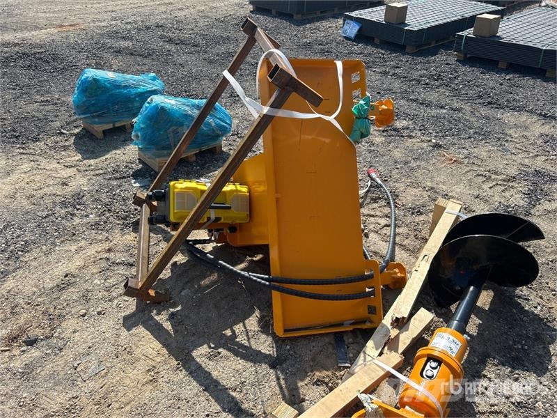 GIYI GY-AD680 47 in Skid Steer Post Driver (Unused Fencing equipment