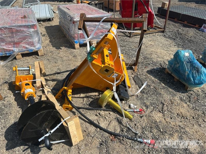 GIYI GY-AD680 47 in Skid Steer Post Driver (Unused Fencing equipment