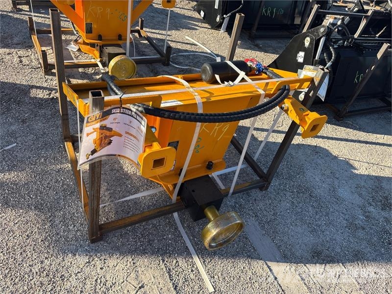GIYI GY-AD680 Skid Steer Post Driver (Unused) Gårds‐husdyr gjerder