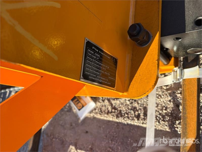 GIYI GY-AD680 Skid Steer Post Driver (Unused) Gårds‐husdyr gjerder