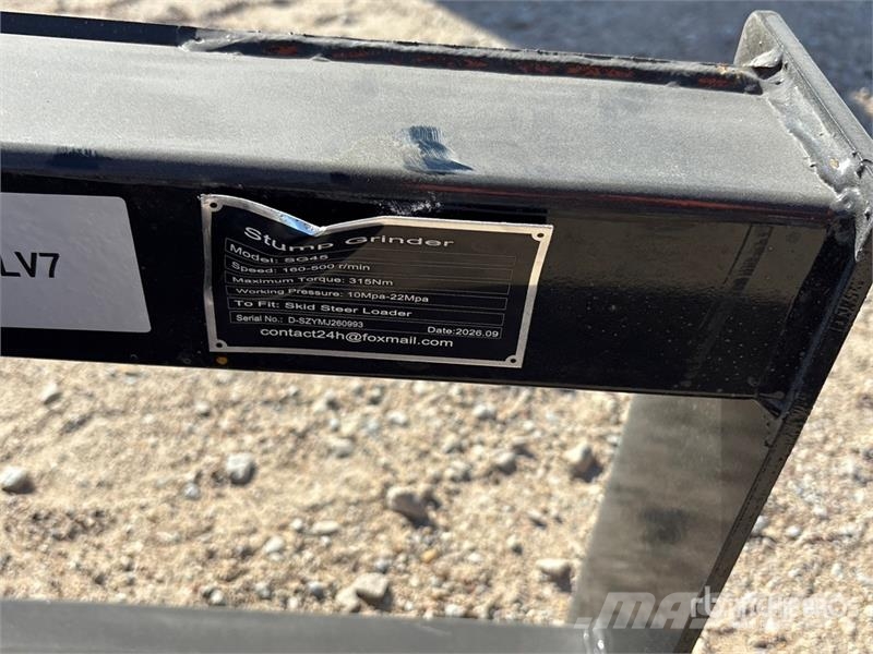  GIYI GY-BSG45 Skid Steer Stump Grinder (Unused) Поглинальні борони / грунтові фрези