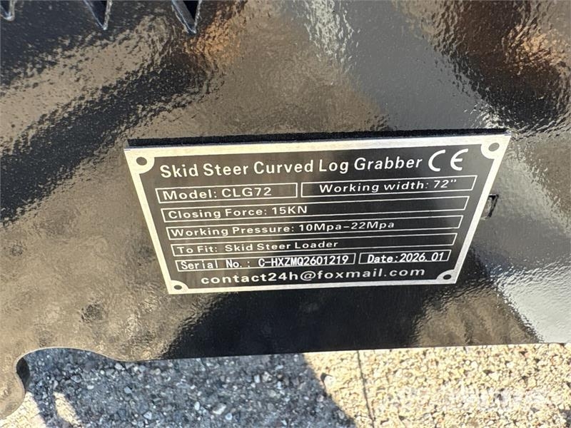 GIYI GY-CLG72 72 in Log Skid Steer Grapple (Unused Greifer