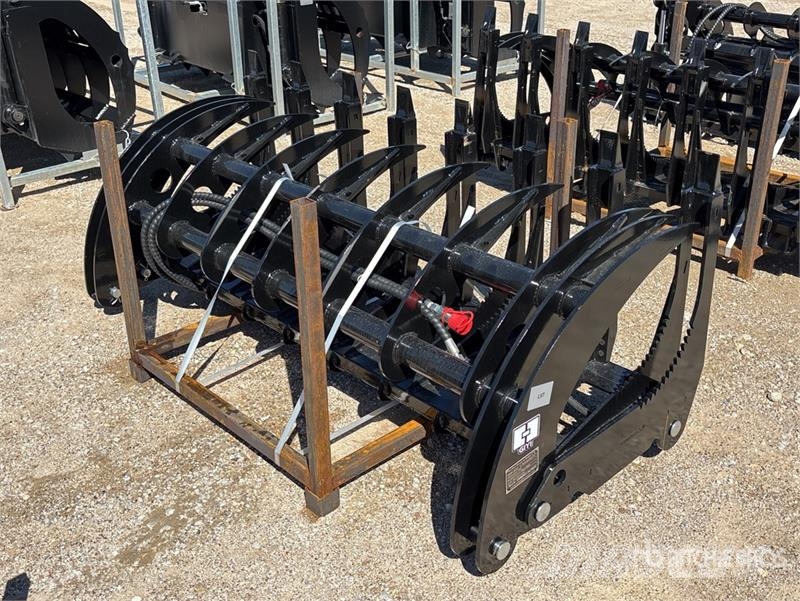 GIYI GY-CLG72 72 in Log Skid Steer Root Rake (Unus Ancinhos e espalhadores de feno