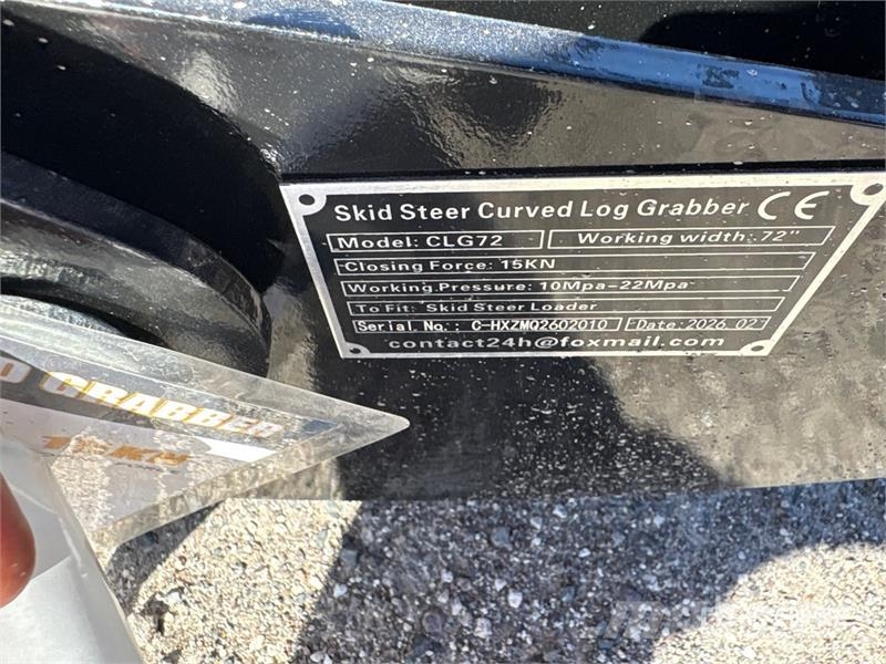 GIYI GY-CLG72 72 in Log Skid Steer Grapple (Unused Gripere
