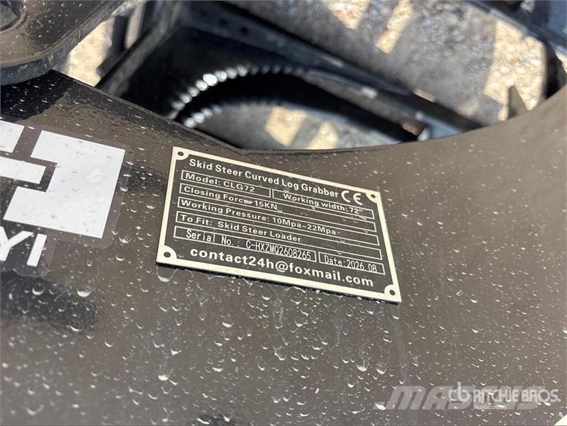 GIYI GY-CLG72 72 in Skid Steer Root Rake (Unused) Ancinho virador