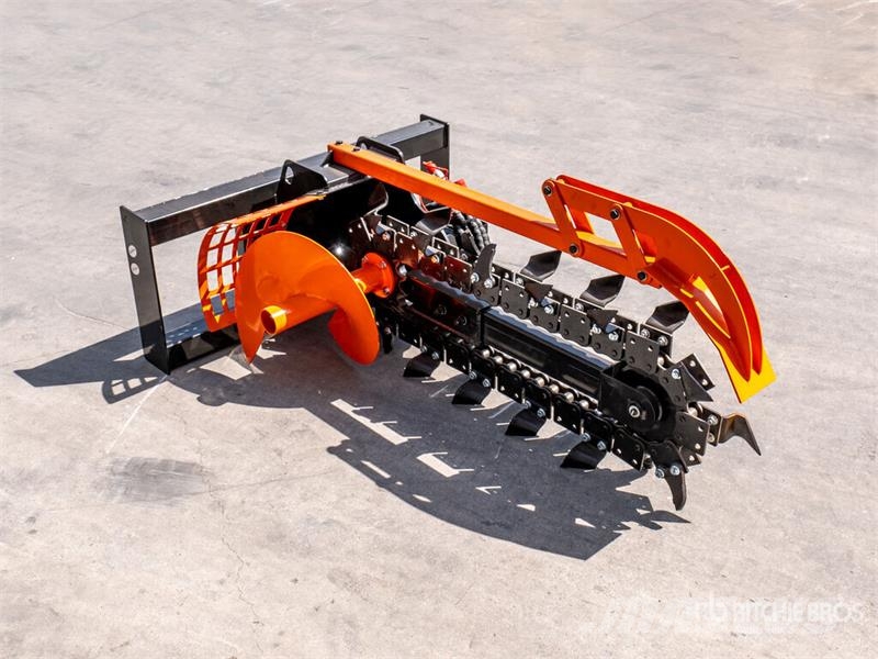 GIYI GY-D39 39 in Skid Steer Trencher (Unused) Valetadeiras