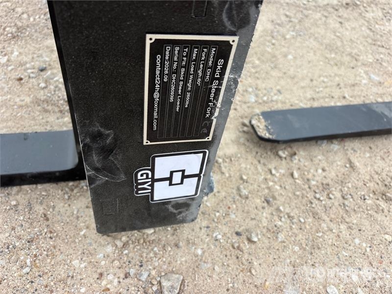  GIYI GY-DHC 59 in Skid Steer Forks (Unused) Građevinarske viljuške