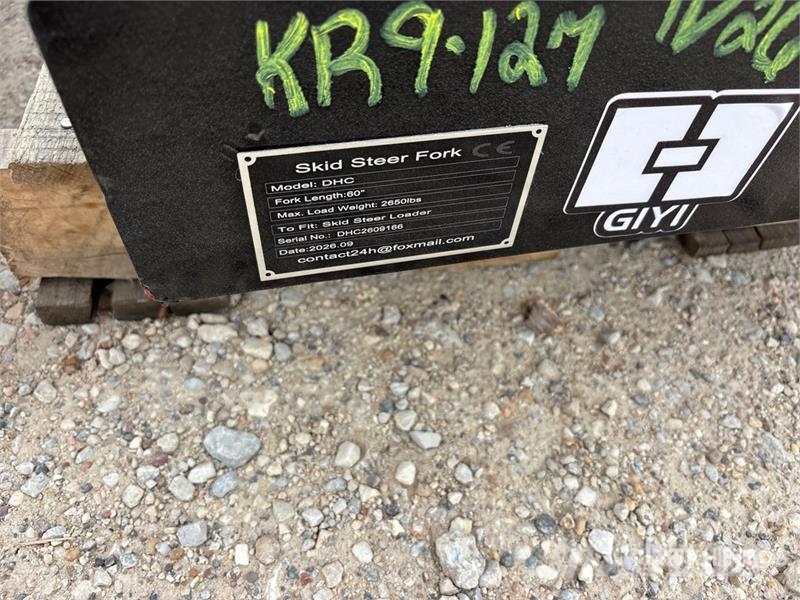 GIYI GY-DHC 59 in Skid Steer Forks (Unused) Građevinarske viljuške