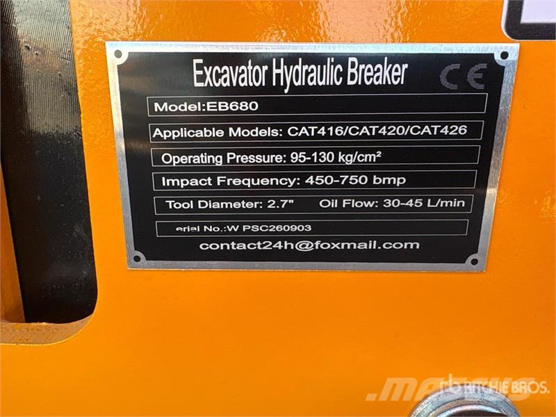 GIYI GY-EB680 2.5 in Excavator Hydraulic Breaker ( Hammers / Breakers