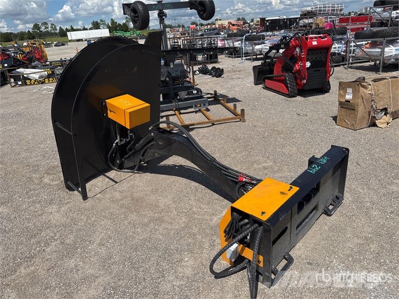 GIYI GY-ECA74 54 in Mower Skid Steer Brush Cutter Mounted and trailed mowers