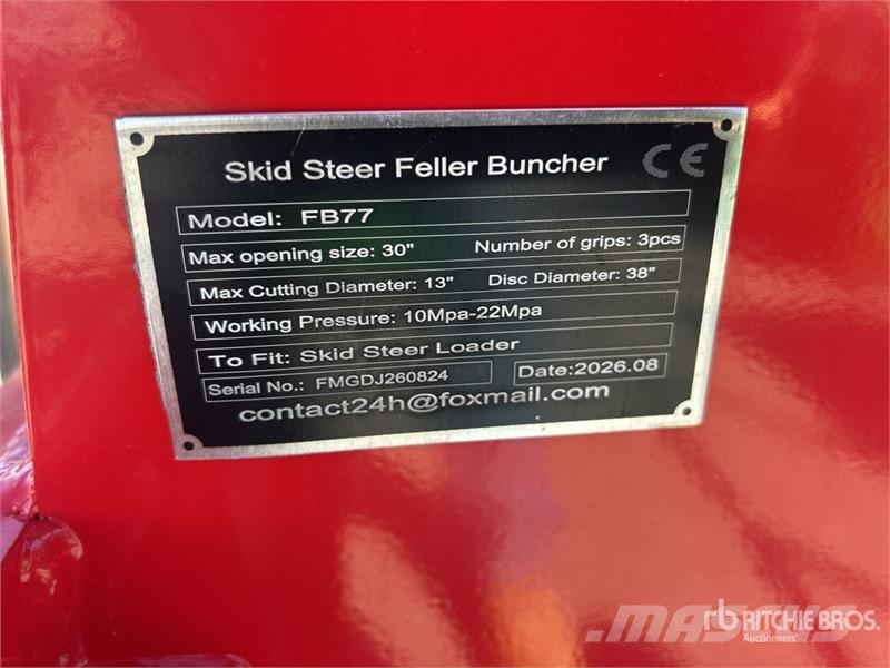 GIYI GY-FB77 Skid Steer Feller Buncher (Unused) 其他