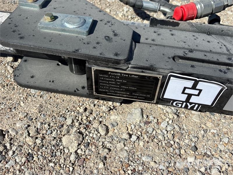  GIYI GY-FTL75 75 in Forklift Tire Lifter (Unused) Andet Tilbehør og dele