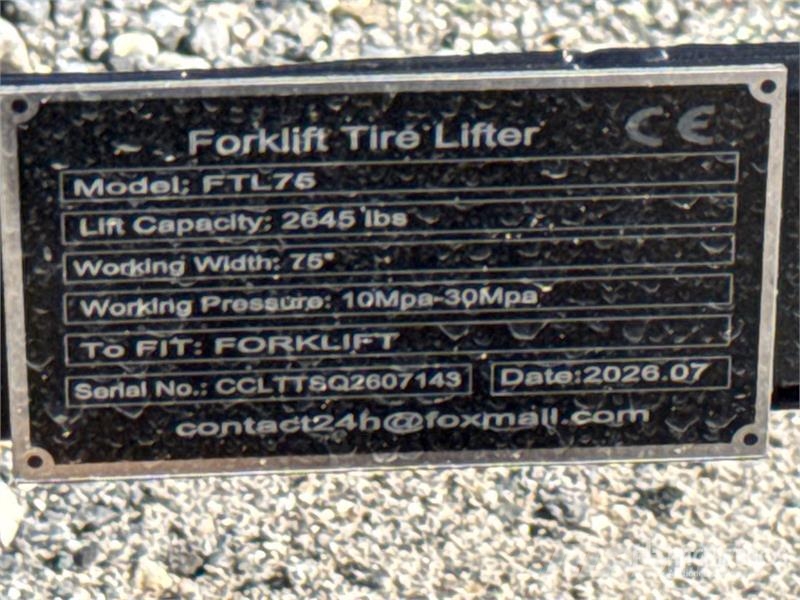  GIYI GY-FTL75 Forklift Tire Lifter (Unused) Other components