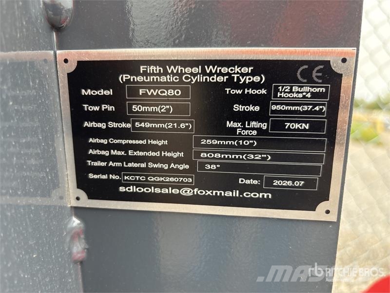 GIYI GY-FWQ80 Pneumatic Cylinder Type Fifth Wheel Коммерческий транспорт - Другие
