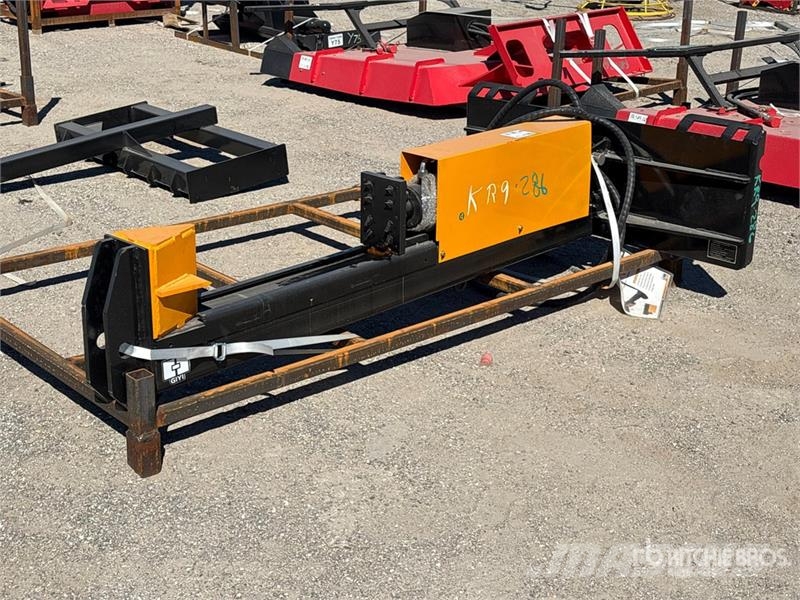 GIYI GY-HLS82 25 in Skid Steer Log Splitter (Unuse Wood splitters and cutters