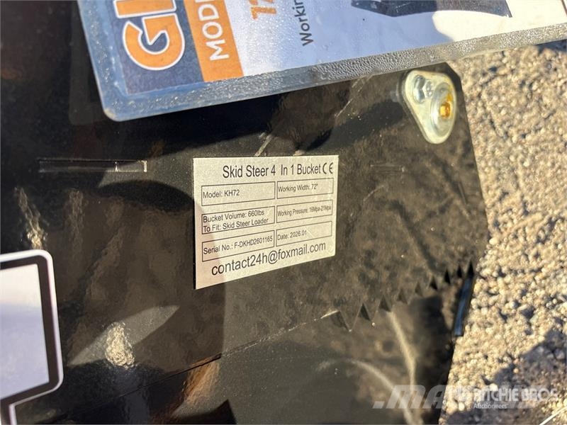  GIYI GY-KH72F 72 in Multi-Purpose Skid Steer Bucke Ковши