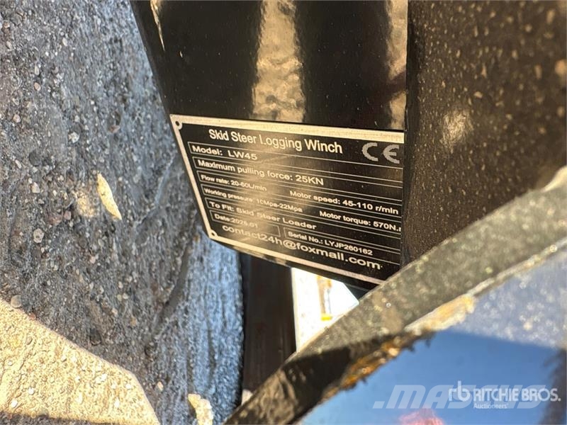  GIYI GY-LW45 Skid Steer Logging Winch (Unused) Other components