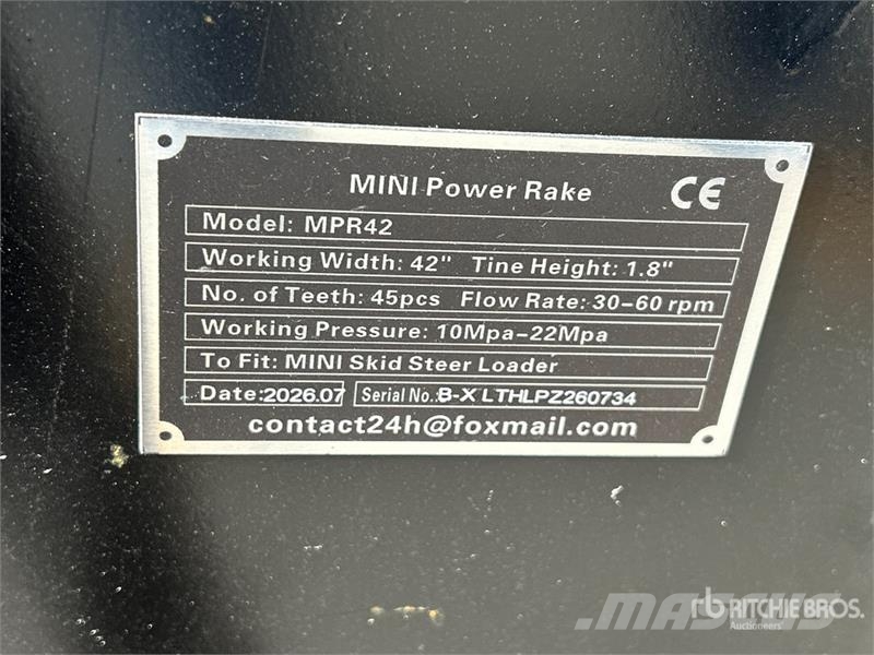  GIYI GY-MPR42 Mini 2 in Power Rake (Unused) Drugi deli