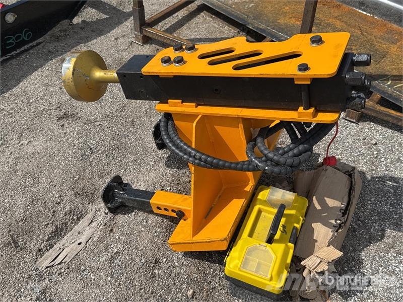 GIYI GY-PH198 Mini Skid Steer Post Driver (Unused) Equipos de vallado