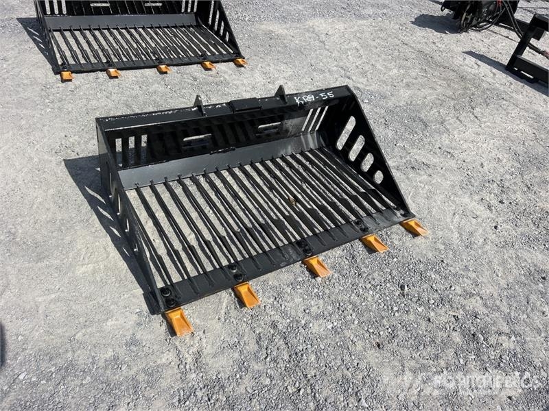 GIYI GY-RB44 44 in Mini Rock Skid Steer Bucket (Un Žlice