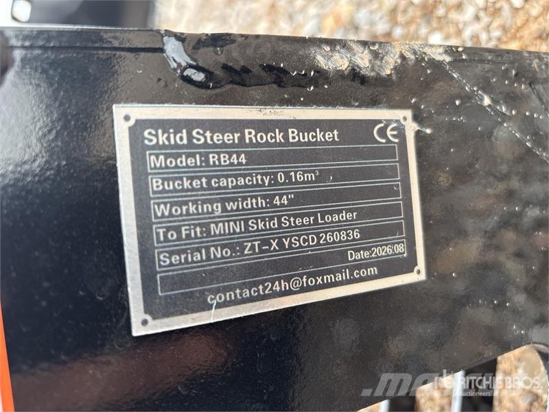 GIYI GY-RB44 44 in Skeleton Mini Skid Steer Bucket Baldes
