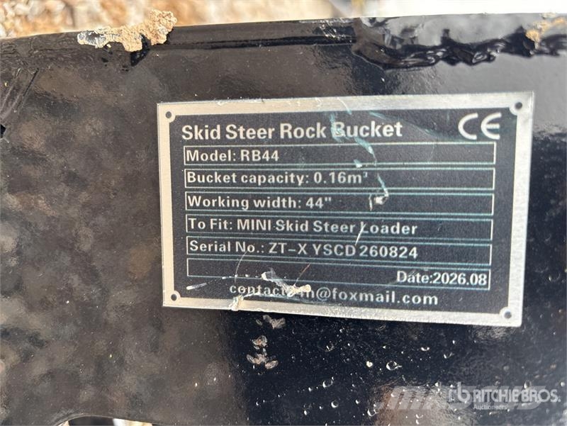 GIYI GY-RB44 44 in Skeleton Mini Skid Steer Bucket Baldes
