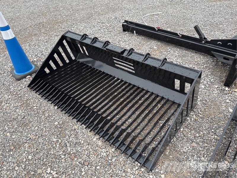 GIYI GY-RB66N 66 in Q/C Rock Skid Steer Bucket (Un Baldes