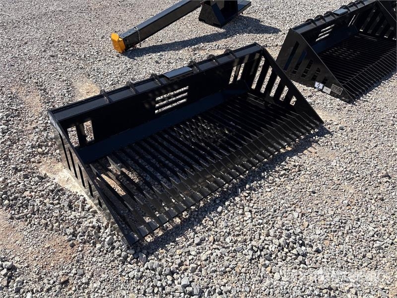 GIYI GY-RB66N 66 in Q/C Rock Skid Steer Bucket (Un Godet