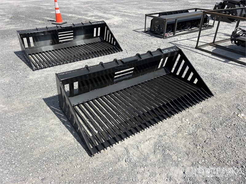  GIYI GY-RB66N 66 in Rock Skid Steer Bucket (Unused Kauhat