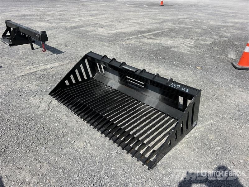GIYI GY-RB66N 66 in Rock Skid Steer Bucket (Unused Žlice