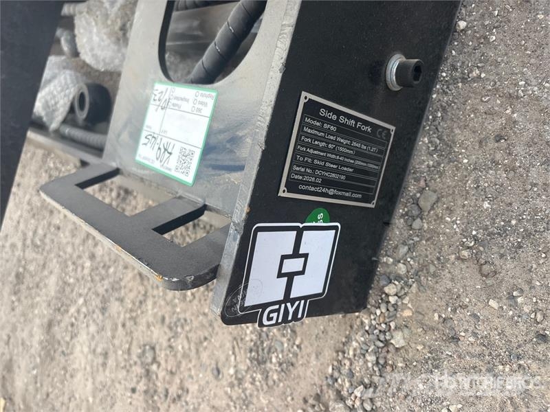  GIYI GY-SF60 60 in Skid Steer Forks (Unused) Forche