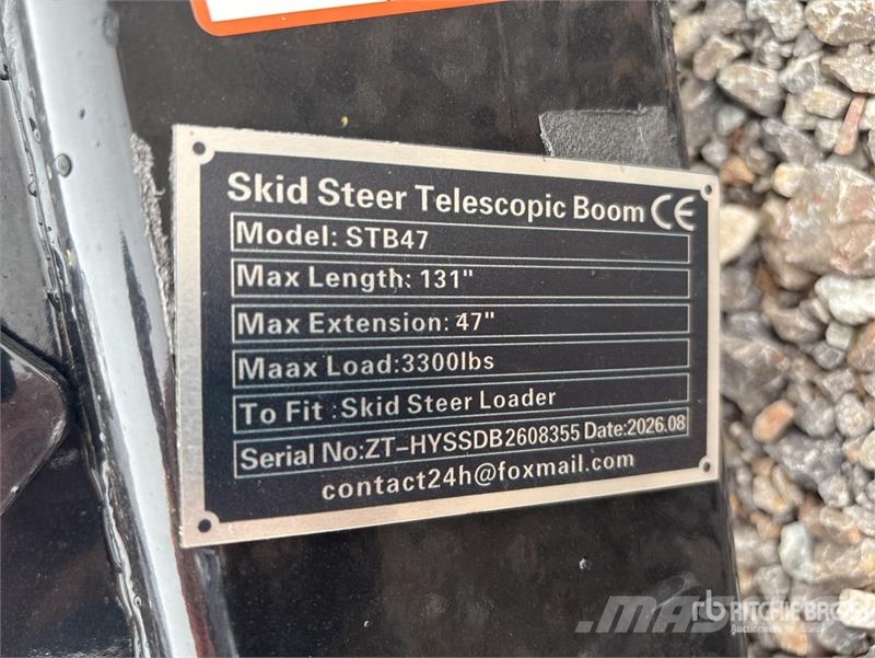 GIYI GY-STB47 131 in Skid Steer Telescopic Boom Sk その他部品