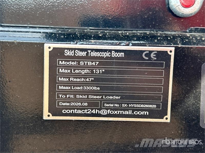GIYI GY-STB47 Skid Steer Boom (Unused) Construcción - Otros