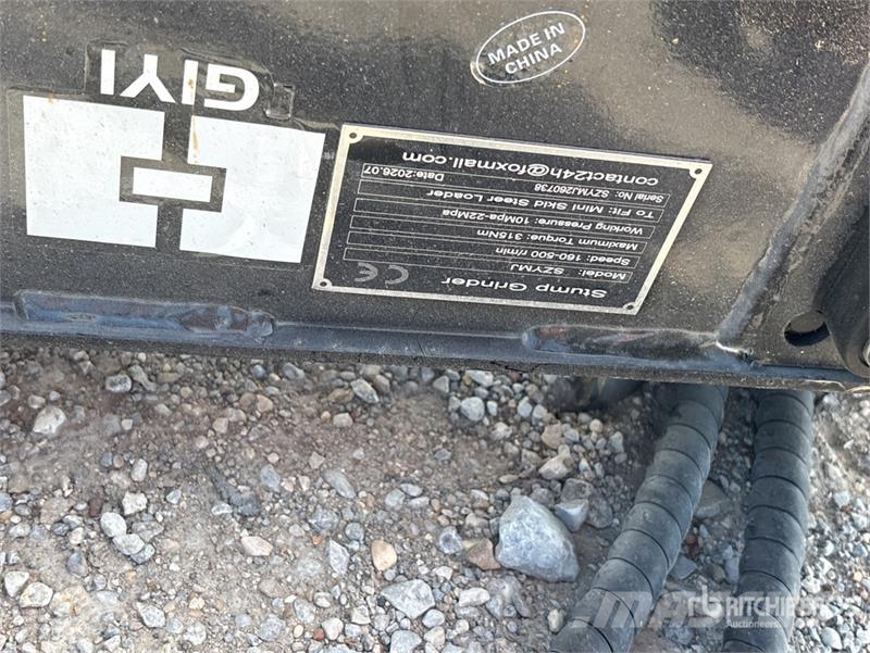GIYI GY-SZYMJ Mini Skid Steer Stump Grinder (Unuse Kardánhajtású ekék és Forgó-boronák