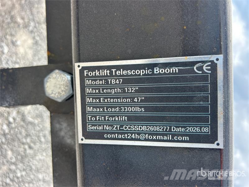 GIYI GY-TB47 84 in Forklift Telescopic Boom (Unuse Ostali priključci i komponente