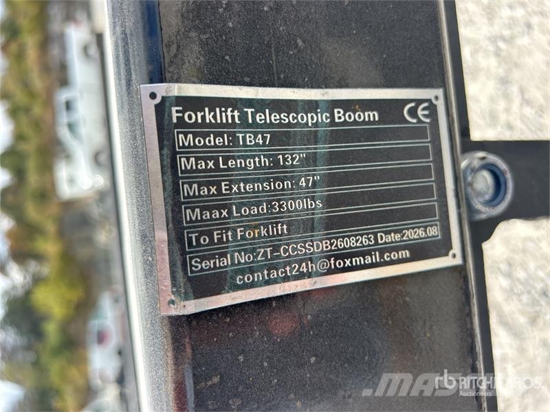 GIYI GY-TB47 84 in Forklift Telescopic Boom (Unuse Andere Ausstattung und Zubehör