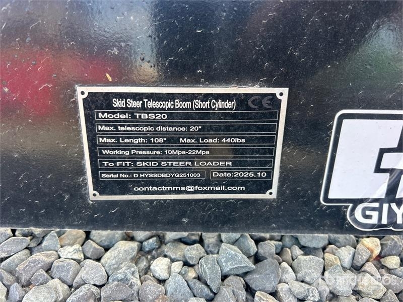  GIYI GY-TBS20 Hydraulic Extendable Skid Steer Boom 其他