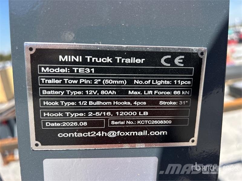 GIYI GY-TE780 Fifth Wheel Wrecker Attachment (Unus Ostale kargo komponente