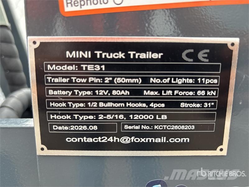  GIYI GY-TE780 Fifth Wheel Wrecker Attachment (Unus Ostale kargo komponente