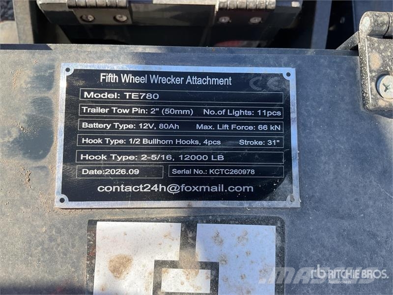 GIYI GY-TE780 Fifth Wheel Wrecker Attachment (Unus Muut