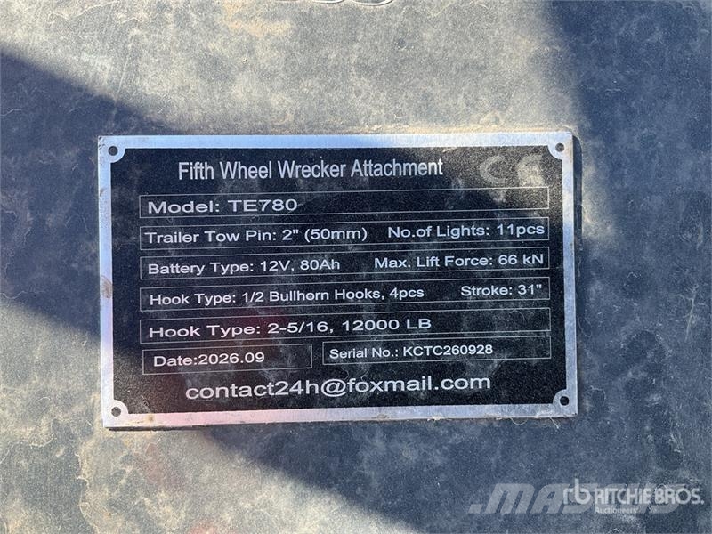  GIYI GY-TE780 Fifth Wheel Wrecker Attachment (Unus Muut