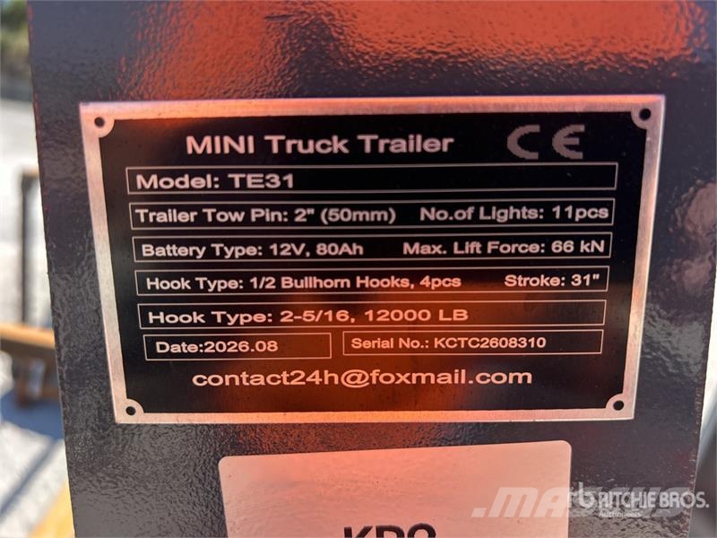 GIYI GY-TE780 Hydraulic Fifth Wheel Wrecker Attach Ostale kargo komponente
