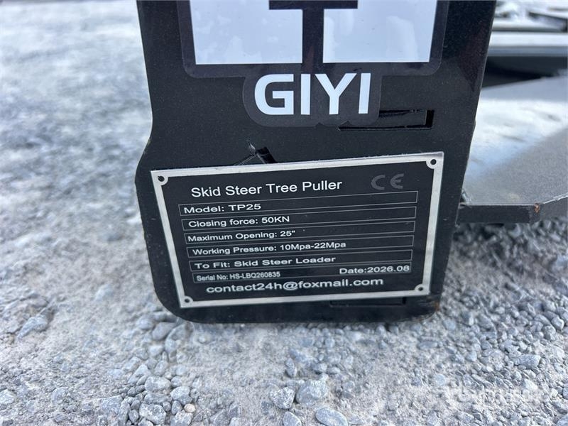 GIYI GY-TP45 Skid Steer Post Puller (Unused) Andet tilbehør