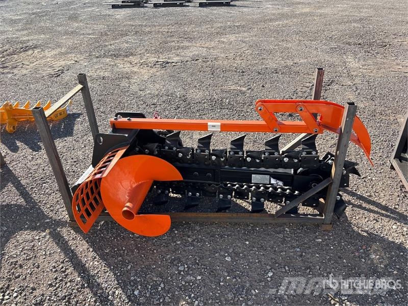 GIYI GY-X39 39 in Mini Skid Steer Trencher (Unused Excavadoras de zanjas