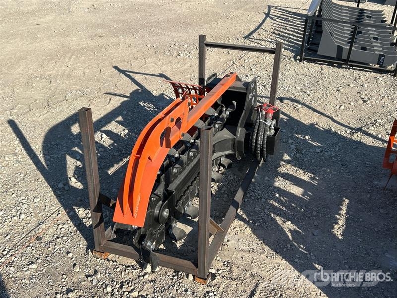  GIYI GY-X39 39 in Mini Skid Steer Trencher (Unused Koparki łańcuchowe