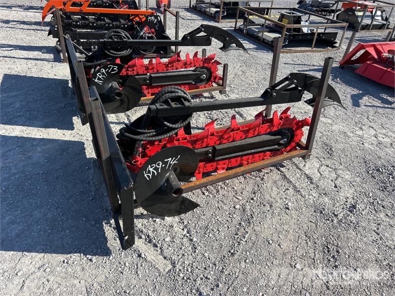  GIYI GY-Y D380 Mini Skid Steer Trencher (Unused) ماكينات حفر خنادق