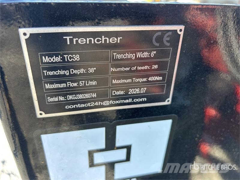  GIYI GY-Y D380 Mini Skid Steer Trencher (Unused) Trenchers
